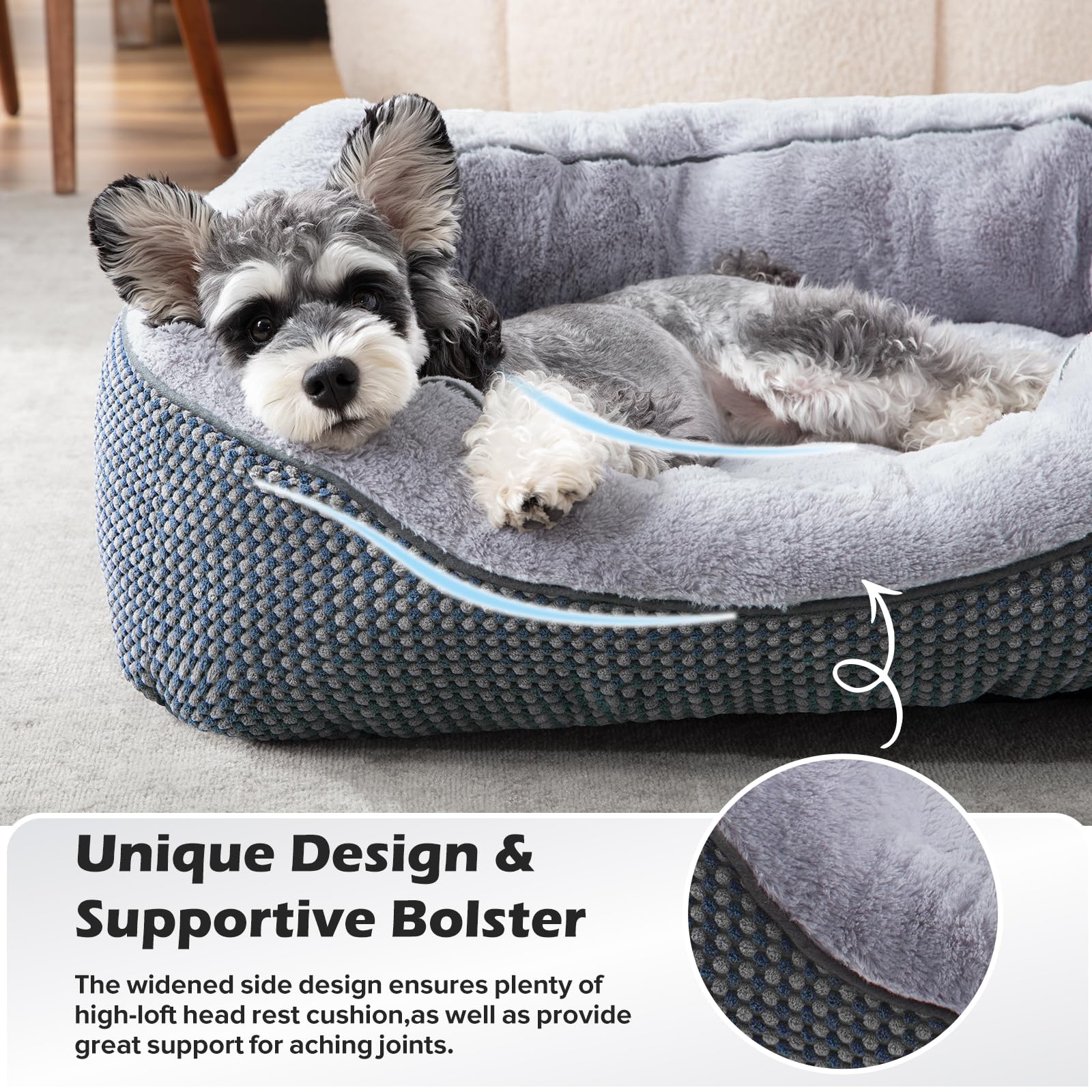 Lit INVENHO dimensions adaptees petites et moyennes tailles de chiens