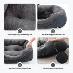 Guide des tailles INVENHO pour choisir le bon lit chien.