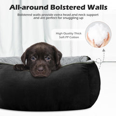 INVENHO lit-chien-moyen-rose-fourrure-soft: toucher velouté et chaleur réconfortante.
