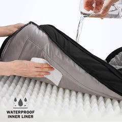 INVENHO lit-chien-orthopedique-couvre-lavable-fermeture: entretien rapide et pratique.