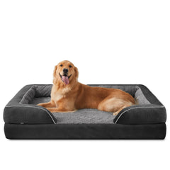 INVENHO lit chien orthopedique vue generale: confort maximal et soutien securisé.