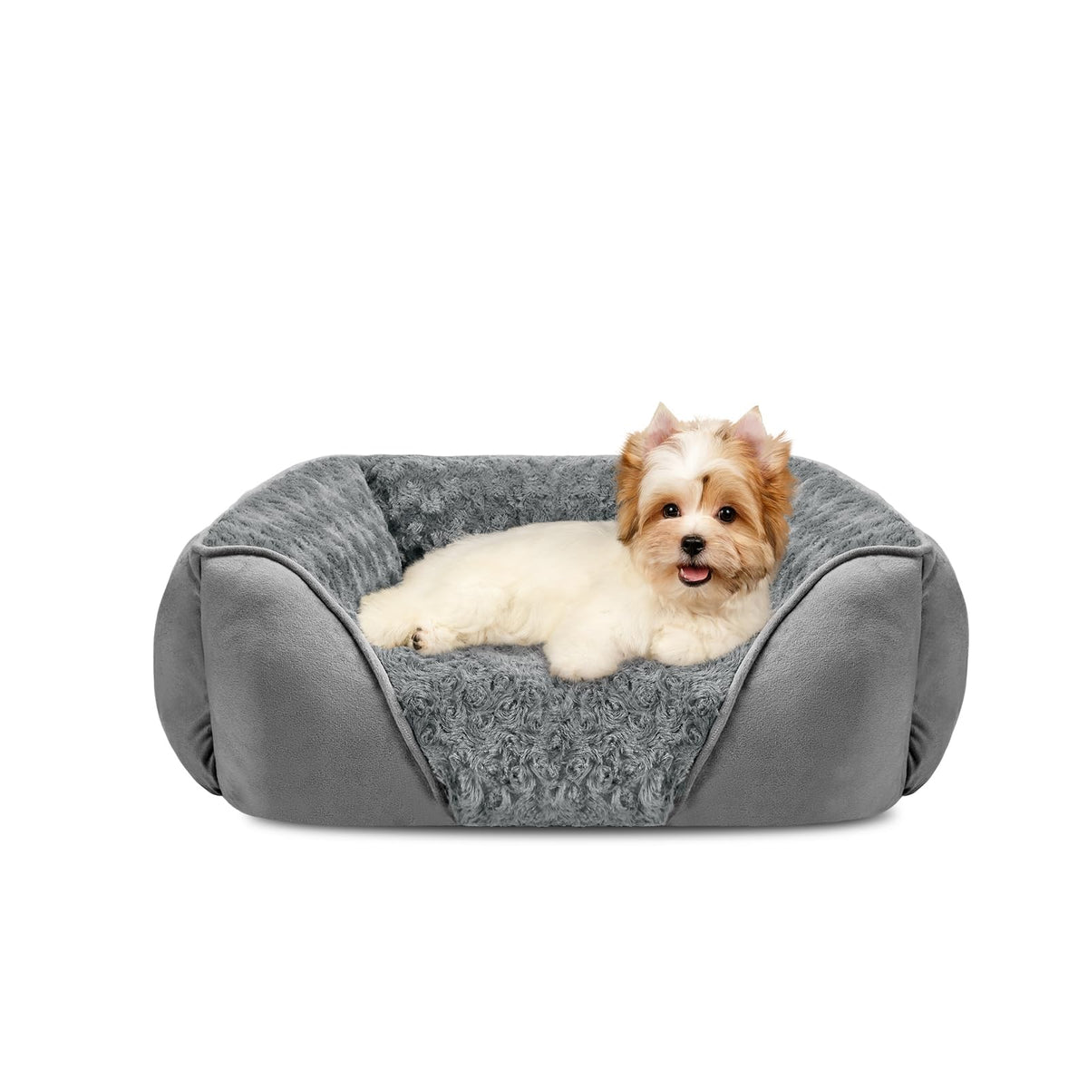 INVENHO lit-chien rectangulaire lavable, confort durable pour petites siestes