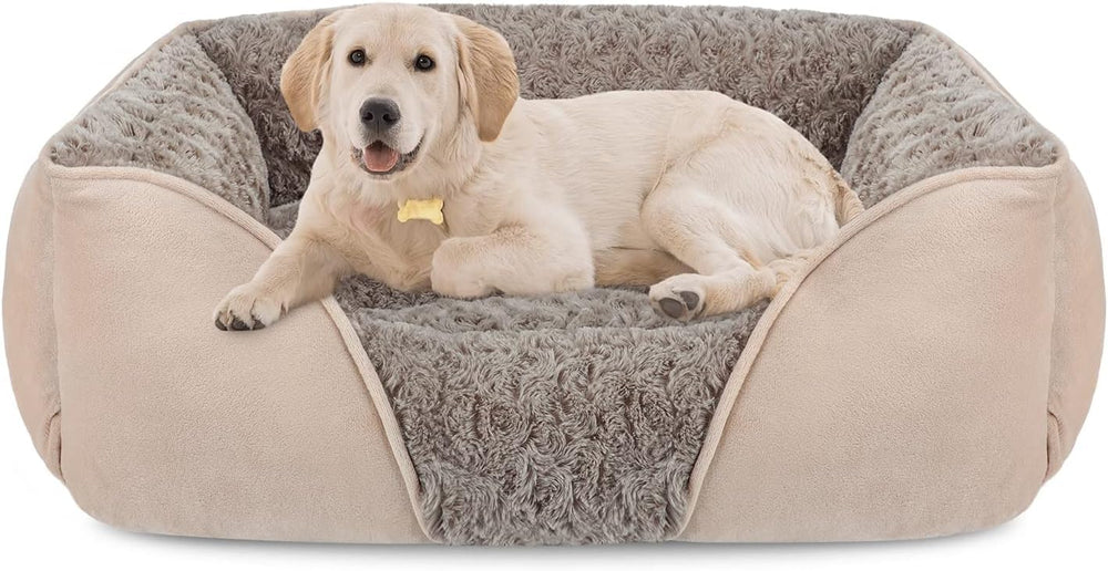 INVENHO lit orthopédique rectangle pour chien, soutien des articulations.