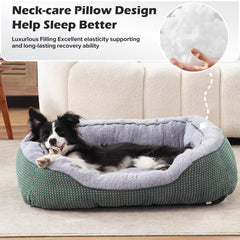 Surface plush INVENHO douce et calmante pour le repos.