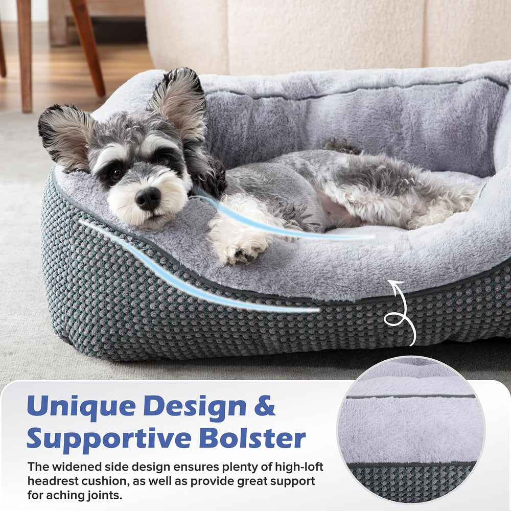 Tissu plush INVENHO doux pour un sommeil rassurant.