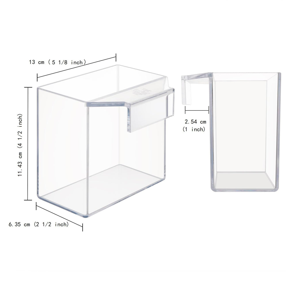 IOAOI conteneur-acclimation transparent en acrylique, surveillance facile sans perturbation.