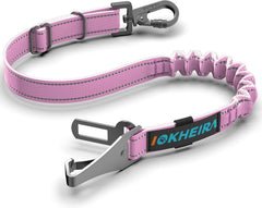 IOKHEIRA ceinture sécurité chien 3-en-1 en clip, trajet sûr et confortable.