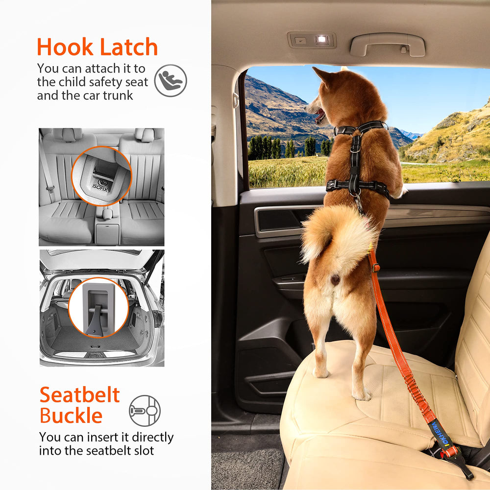 IOKHEIRA Orange: confort quotidien, transport facile du chien.