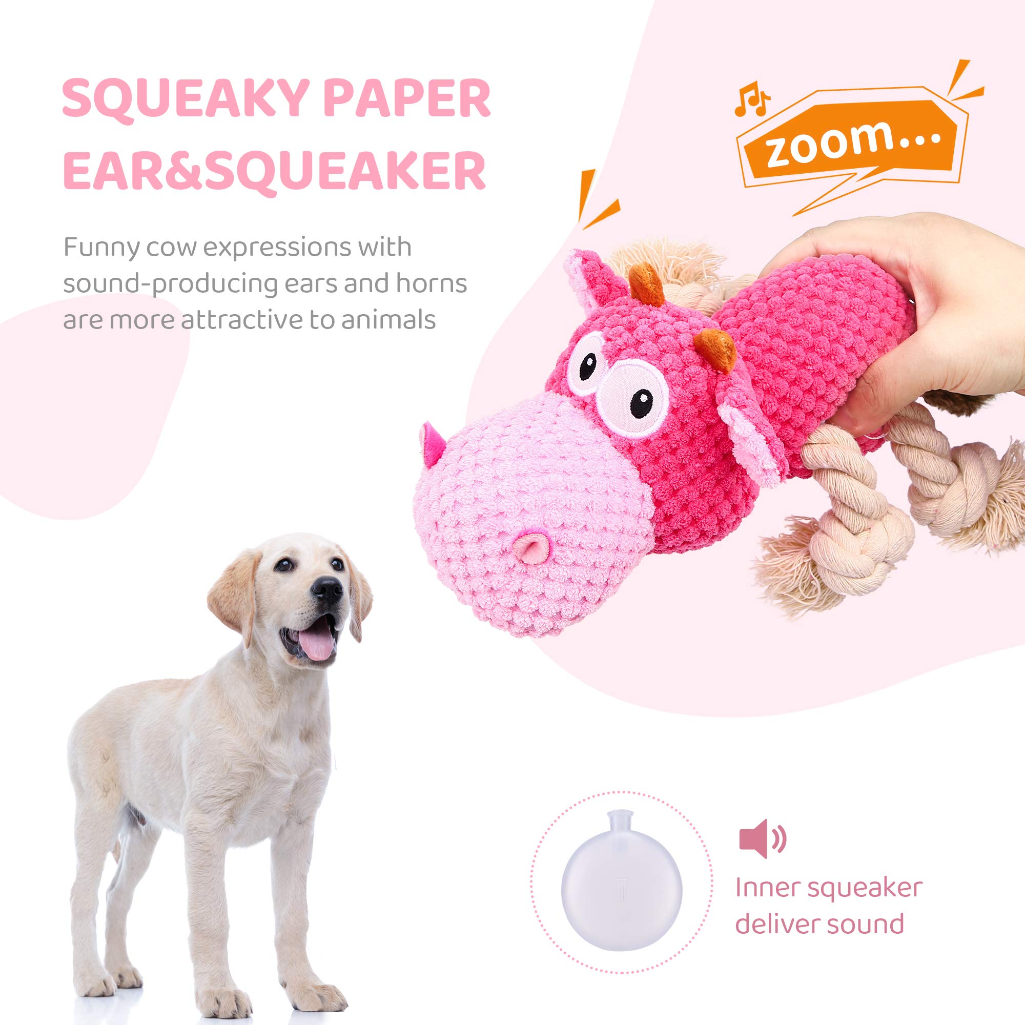 IOKHEIRA – Doudou en coton doux pour chien, confort et câlin.