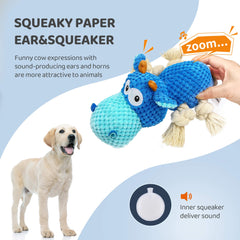 Doudou IOKHEIRA avec dispositif sonore durable pour stimulation et jeu.