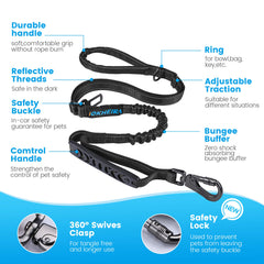 IOKHEIRA poignee rembourree double pour plus de confort lors des promenades