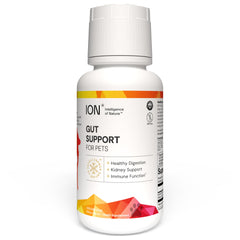 ION* Intelligence of Nature, flacon-gouttes, soutien intestinal pour chiens et chats.