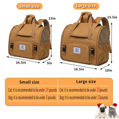 ioview sac à dos animaux, côté ventilation, flux d'air optimal