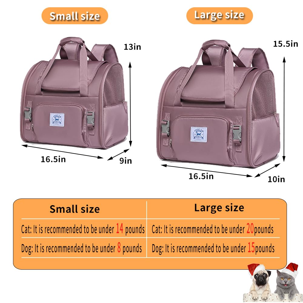 ioview sac dos animaux extension arriere offre espace supplémentaire pour le confort.