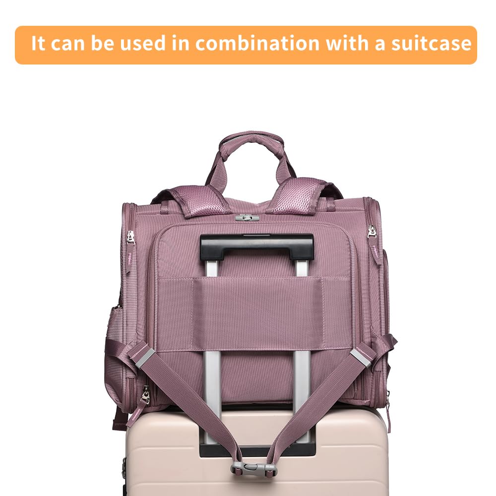 ioview sac dos animaux poches de voyage et attache bagage facilitant les sorties.