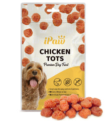 iPaw Chicken Tots: recompense d'entrainement haute valeur et savoureuse.