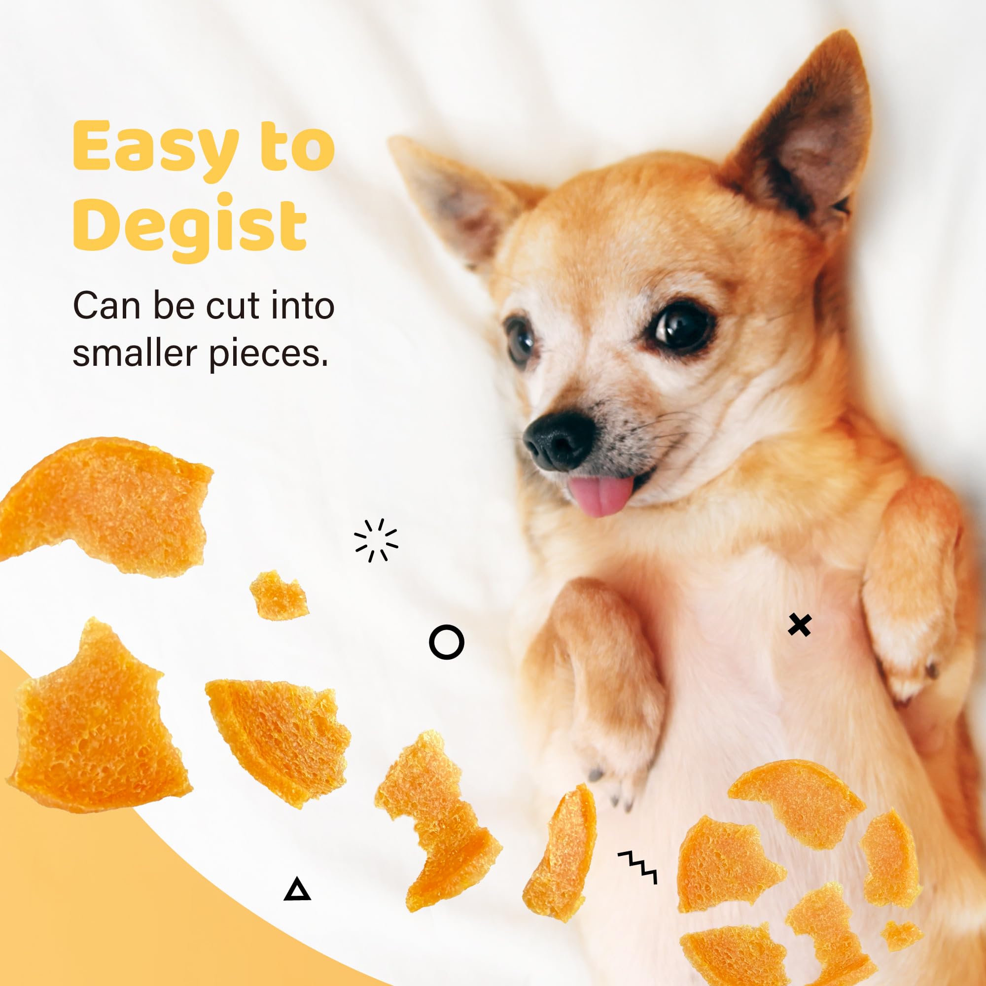 iPaw chips de dinde : ingrédients naturels pour une friandise premium.