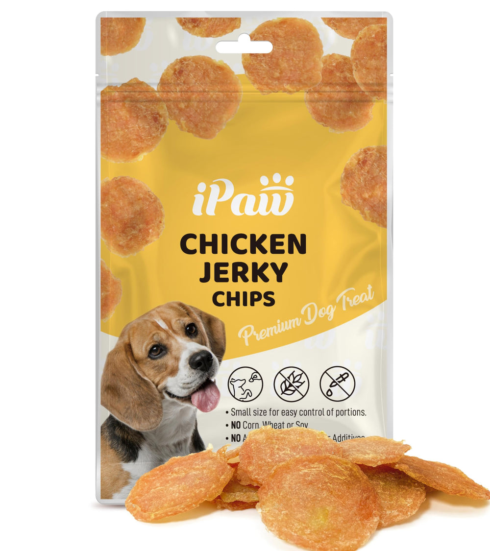 iPaw Chips Poulet – récompense idéale pour l'entraînement et les petits chiens