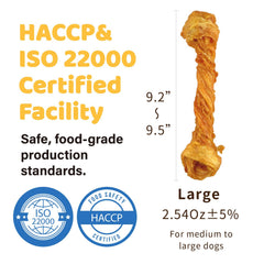 iPaw tendon dinde, emballage et contrôle qualité HACCP