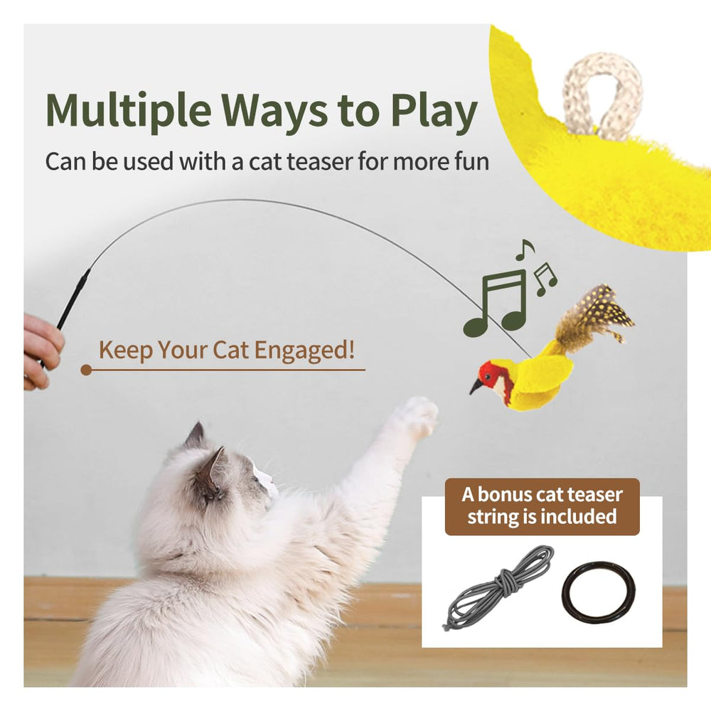 ipawspace jouet à herbe à chat: détail de la queue en plume