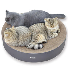 IPEAIN grattoir chat rond design courbe soutient le cou lors du repos.
