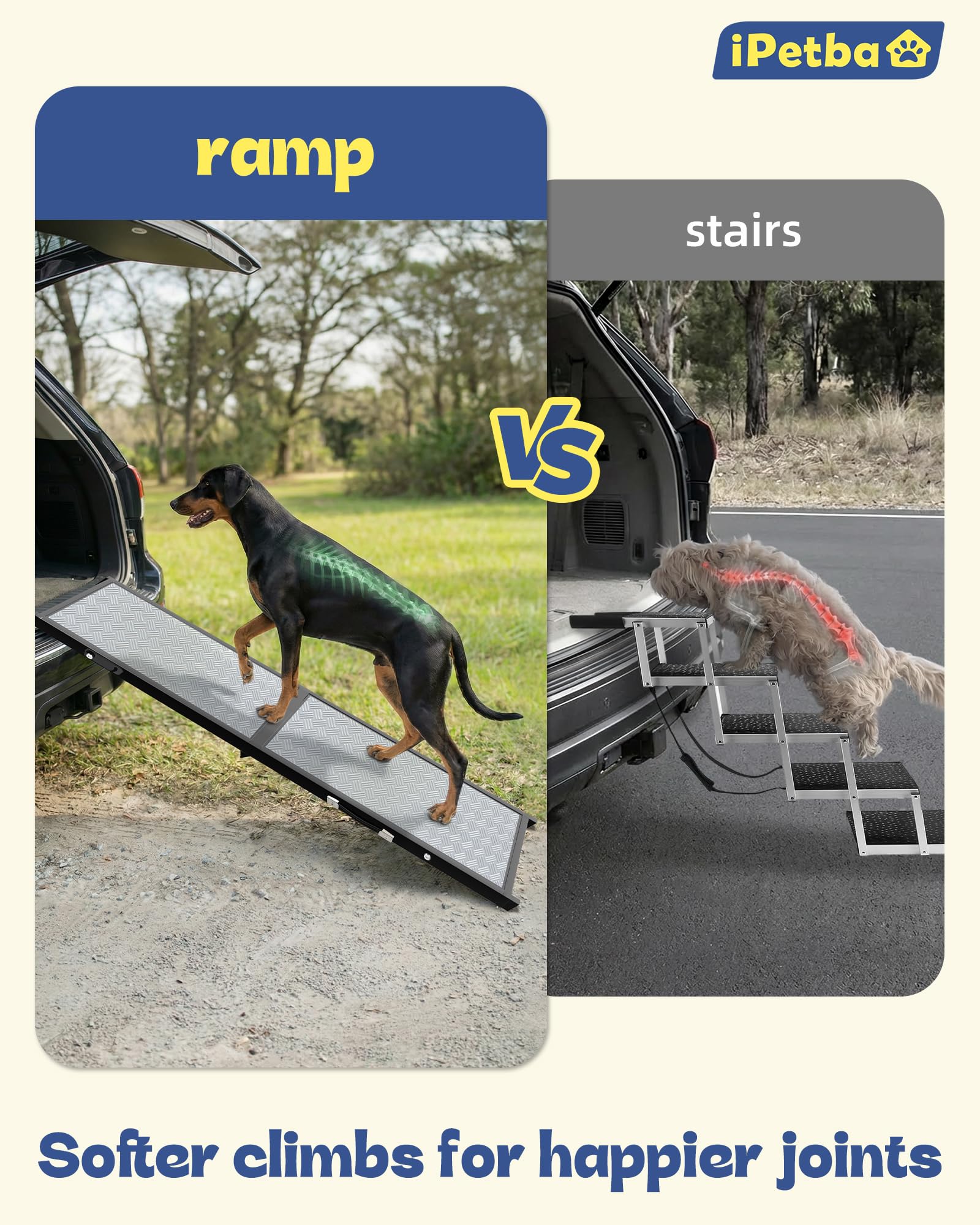 iPetba XLarge Ramp nettoyage rapide, prêt pour la prochaine sortie.