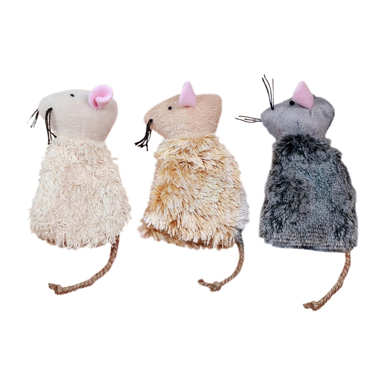 Ipetboom ensemble de jouets herbe à chat remplissables pour divertir le chat