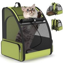 ipetstation sac-dos-chat-agrandissable offre espace pour se reposer lors des trajets