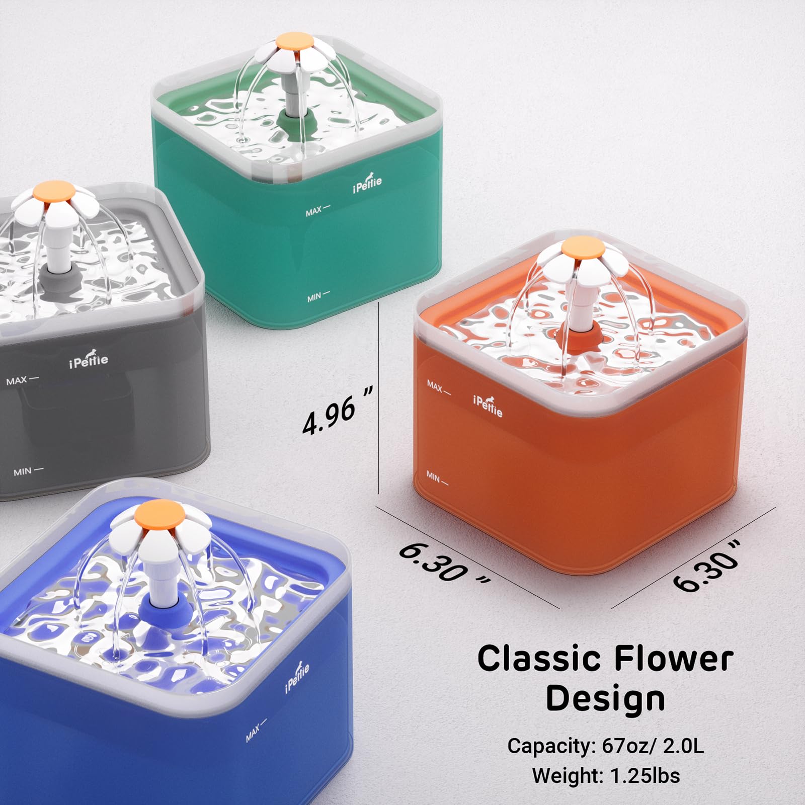 iPettie Neverland flux d'eau fluide pour chat.