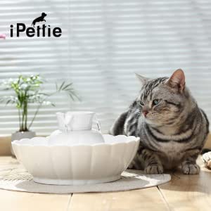 iPettie Filtration double qui retient cheveux et poussières pour une eau saine
