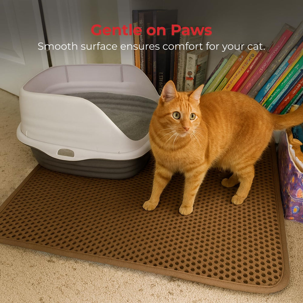 iPrimio Tapis Litière Chat Grand 30x23 – grande taille adaptée