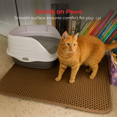 iPrimio Tapis Litière Chat Grand 30x23 – grande taille adaptée