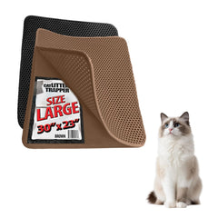 iPrimio Tapis-Trappe Grand Chat – réduction des traces et nettoyage facilité