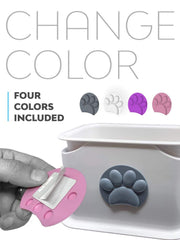 iPrimio pattes couleur remplaçables pour personnalisation du décor.