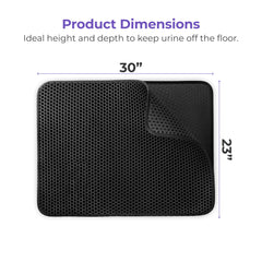 iPrimio tapis-litiere-chat fond impermeable protege eclaboussures