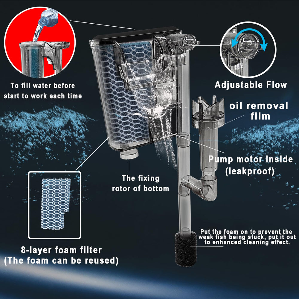iPriro lampe LED plein spectre éclairant l aquarium avec intensité agréable.