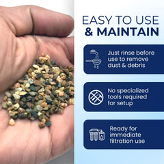 IPW garnet gravier: filtration domestique efficace pour une eau plus limpide.