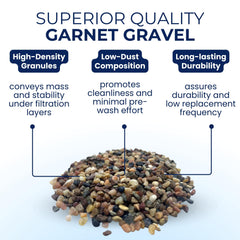 IPW garnet gravier: substrat terrarium naturel et durable.