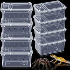 Irenare ensemble 8 boîtes reptiles, visibilité claire et contrôle.
