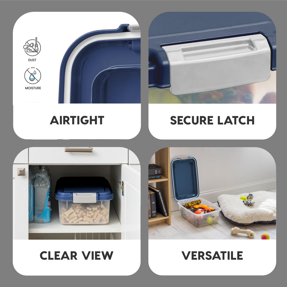Conception empilable Iris USA pour optimiser l’espace.