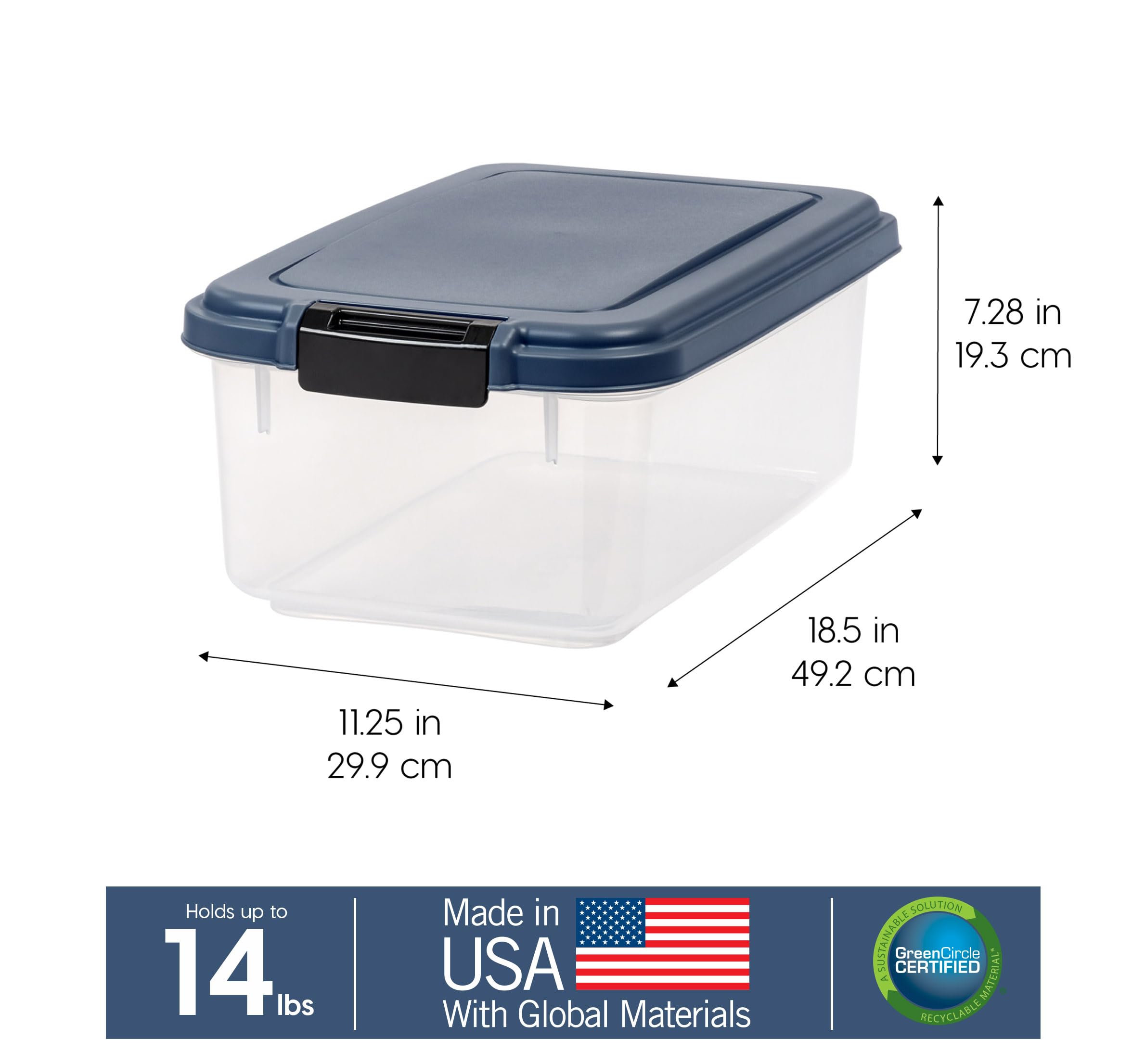 IRIS USA fermeture Snap-Lock étanche protège contre humidité et nuisibles