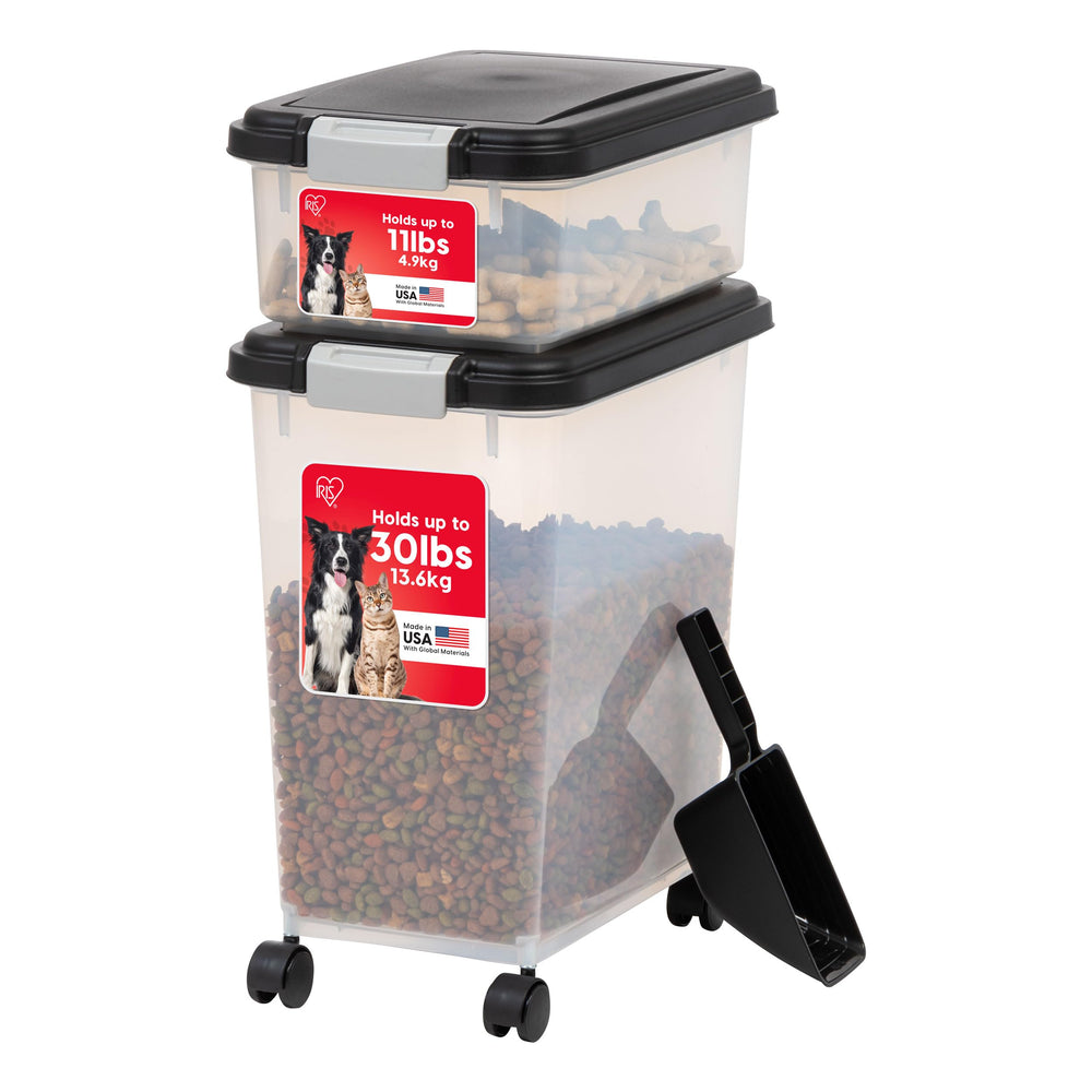 Conteneur Iris USA pour nourriture chien 30-lbs, conserve fraîcheur durable.