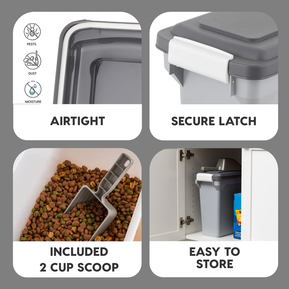 Design gris foncé IRIS USA s’intégrant élégamment à votre espace repas.