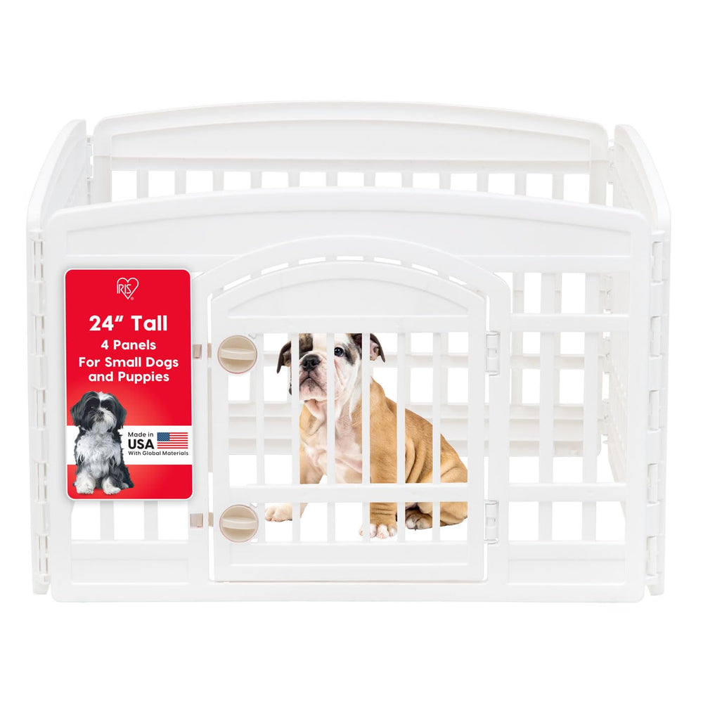 IRIS USA Dog Playpen porte integree; accès facilité pour vous et votre chien.