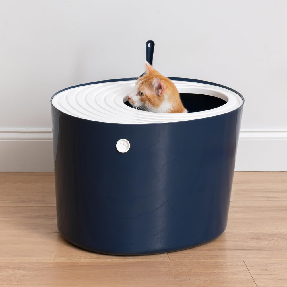 IRIS USA Grand Bac litiere systeme-anti-chien, protege contre les intrusions.