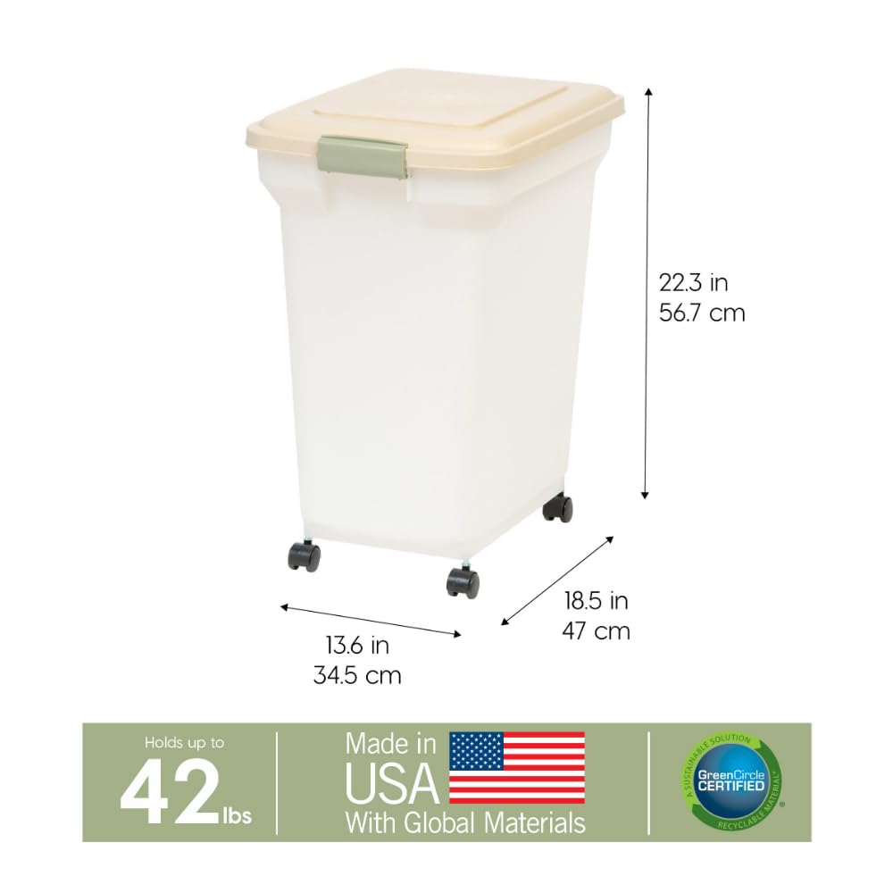 Ouverture large Iris USA pour remplir et racler facilement