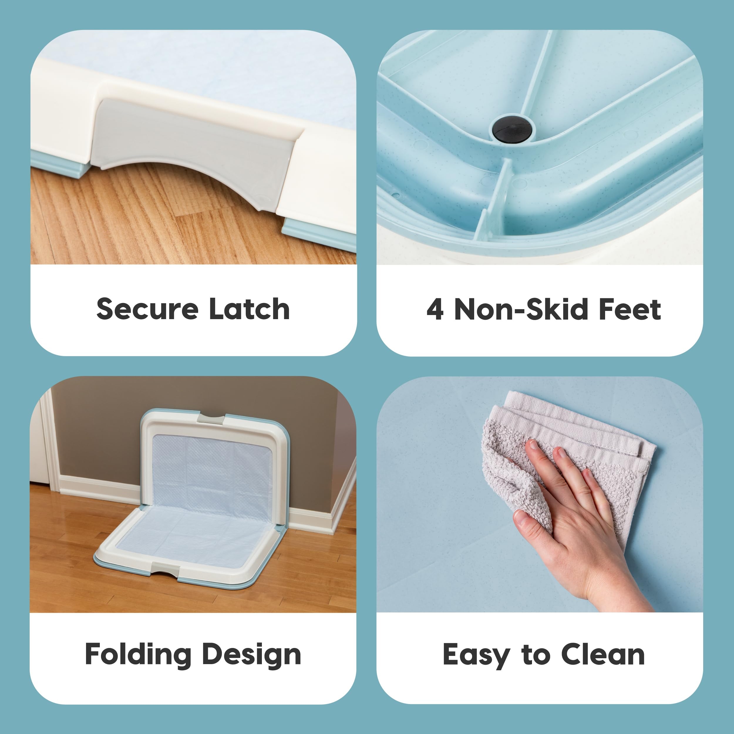 Fini brillant Iris USA porte-tapis d'entraînement pour nettoyage rapide