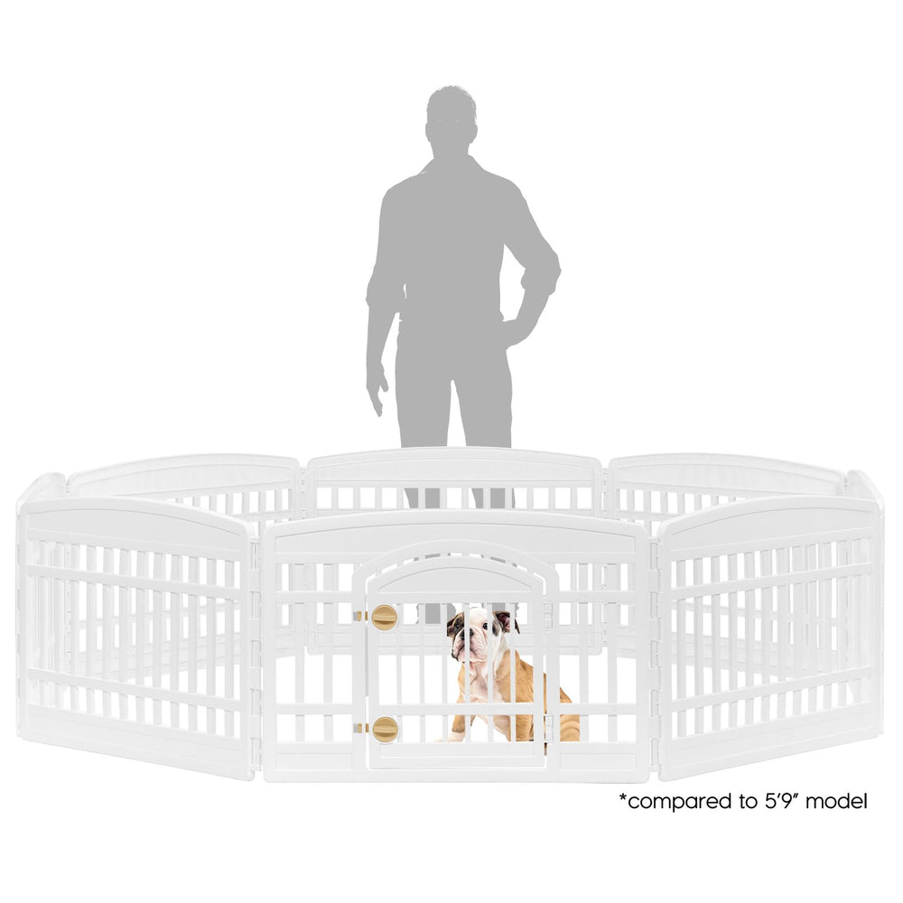 IRIS USA playpen porte avant pratique pour accès facile.