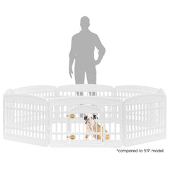 IRIS USA playpen porte avant pratique pour accès facile.