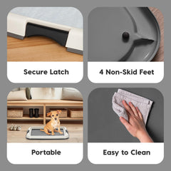 Pieds anti-dérapants Iris USA offrent une surface stable pendant l'entraînement.